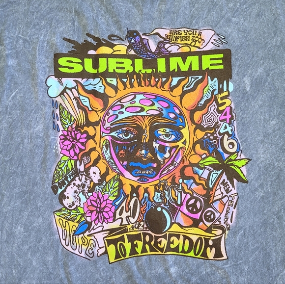 Sublime Grey🩶 Mineral Washed Graphic Tee👕 - NWT - Picture 3 of 10